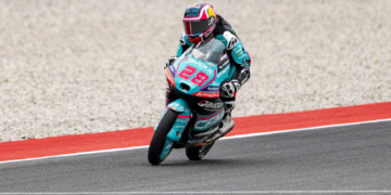 Maximo Quiles secured his fourth victory of the season in a dramatic Barcelona Moto3 race