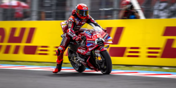 Marc Marquez takes victory in the MotoGP Sprint race at the Grand Prix of Hungary