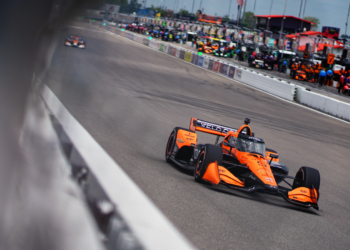 O'Ward was one of three drivers over 172 MPH. Photo: Kevin Dejewski