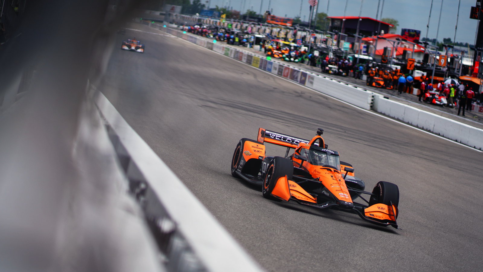 O'Ward was one of three drivers over 172 MPH. Photo: Kevin Dejewski