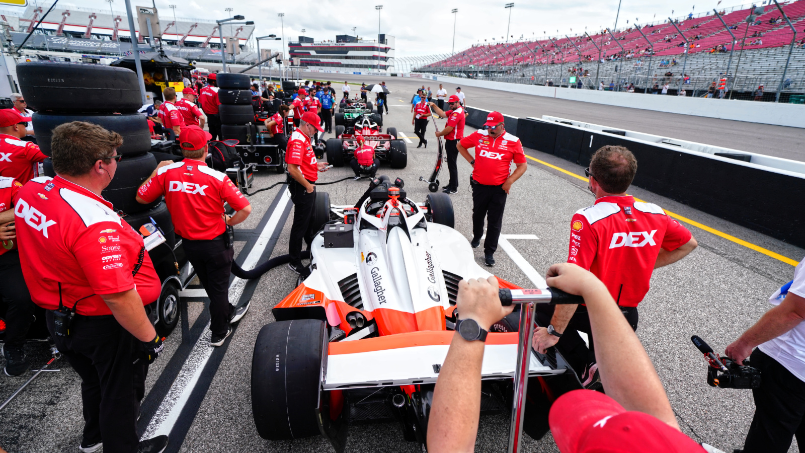 Multiple inspections are done before and after qualifying and the race. Photo: Kevin Dejewski