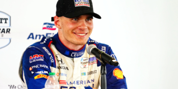 Lundqvist's most recent IndyCar race was the 2024 season finale in Nashville. Photo: Kevin Dejewski