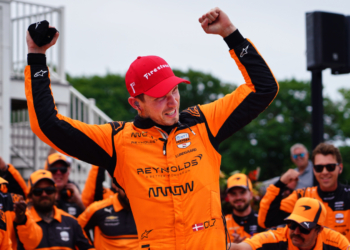 Lundgaard was surprised to be in position for the win. Photo: Kevin Dejewski