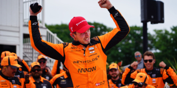 Lundgaard was surprised to be in position for the win. Photo: Kevin Dejewski