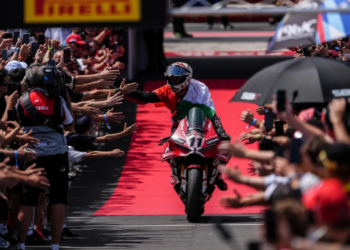 Nicolo Bulega hails ‘best weekend’ in WorldSBK after dominant Misano hat trick