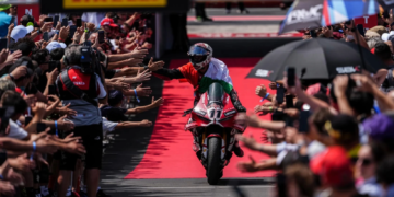 Nicolo Bulega hails ‘best weekend’ in WorldSBK after dominant Misano hat trick