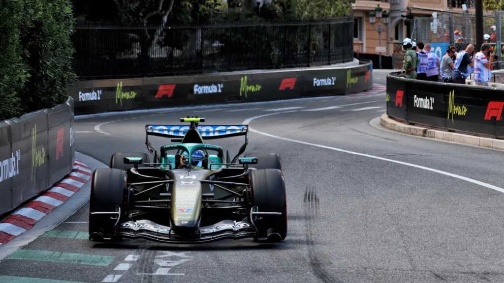 Aston Martin is continuing to suffer with its downshifts in Monaco
