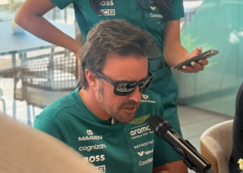 Fernando Alonso was fiercely in Aston Martin's corner on Thursday's media day at the Red Bull Ring. Image: Jack Oliver Smith