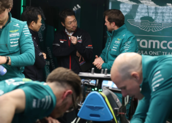 Honda issue statement after double Aston Martin DNF at F1 Barcelona GP