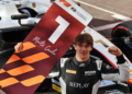 Race winner Brando Badoer (ITA) Rodin Motorsport celebrates in parc ferme. 07.06.2026. FIA Formula 3 Championship, Rd 2, Feature Race, Monte Carlo, Monaco, Sunday.