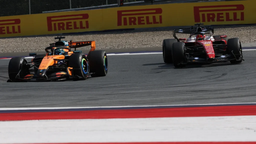 Charles Leclerc fell from second on the grid to eighth
