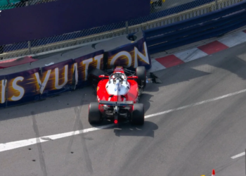 Charles Leclerc described being "a passenger" after his Monaco crash