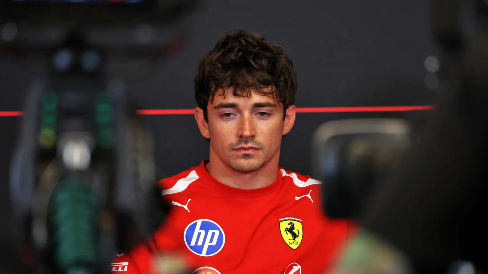 Charles Leclerc (MON) Scuderia Ferrari in the FIA Press Conference. 04.06.2026. Formula 1 World Championship, Rd 6, Monaco Grand Prix, Monte Carlo, Monaco, Preparation Day.