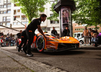 Genesis GMR-001, detail, Genesis Magma Racing during Le Pesage of the 24 Hours of Le Mans 2026, 3rd round of the 2026 FIA World Endurance Championship, from June 5 to 6, 2026 on the Place de la République in Le Mans, France - Photo Charly López / DPPI