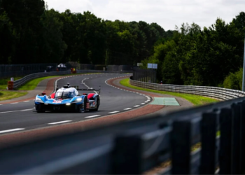 35 FELIX DA COSTA António (prt), MILESI Charles (fra), HABSBURG Ferdinand (aut), Alpine Endurance Team, Alpine A424 #35, Hypercar, action during the Test Day of the 24 Hours of Le Mans 2026, 3rd round of the 2026 FIA World Endurance Championship, on June 7, 2026 on the Circuit des 24 Heures du Mans in Le Mans, France - Photo Fabrizio Boldoni / DPPI