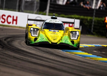 43 SMIECHOWSKI Jakub (pol), DILLMANN Tom (fra), YELLOLY Nicholas (gbr), Inter Europol Competition, Oreca 07 Gibson #43, LMP2, action during the 24 Hours of Le Mans 2026, 3rd round of the 2026 FIA World Endurance Championship, on June 14, 2026 on the Circuit des 24 Heures du Mans in Le Mans, France - Photo Charly López / DPPI
