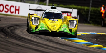43 SMIECHOWSKI Jakub (pol), DILLMANN Tom (fra), YELLOLY Nicholas (gbr), Inter Europol Competition, Oreca 07 Gibson #43, LMP2, action during the 24 Hours of Le Mans 2026, 3rd round of the 2026 FIA World Endurance Championship, on June 14, 2026 on the Circuit des 24 Heures du Mans in Le Mans, France - Photo Charly López / DPPI