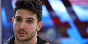Esteban Ocon is in his second season with Haas
