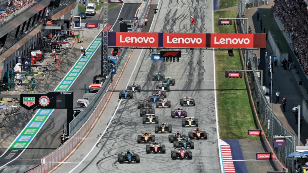 The F1 Austrian GP produced thrilling racing until the chequered flag