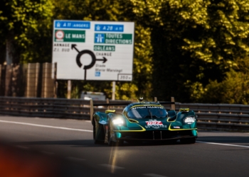 Gamble tops Le Mans test day for Aston Martin