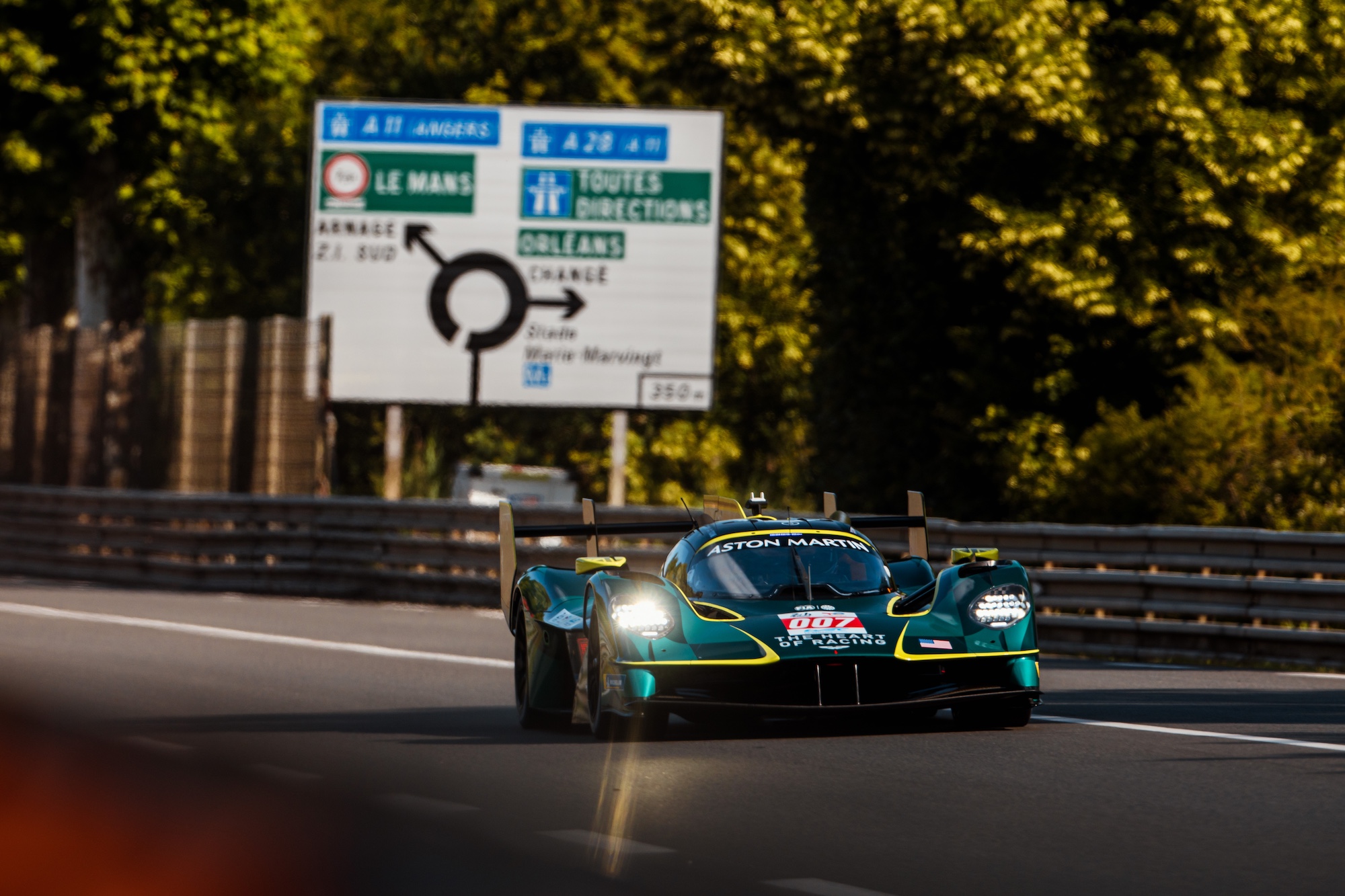 Gamble tops Le Mans test day for Aston Martin