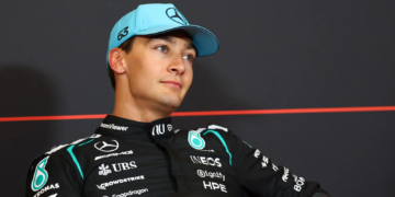 George Russell managed to measure his speed to keep his pole position
