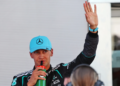 George Russell was relieved to take pole position in Barcelona