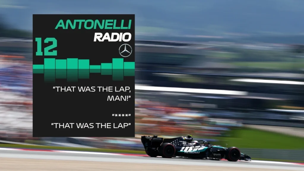 Kimi Antonelli was frustrated after aborting his lap for no reason, with Max Verstappen crashing