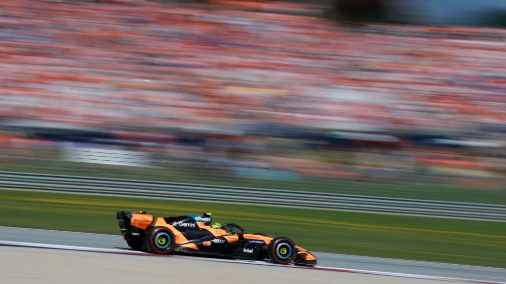 Lando Norris managed just sixth place in qualifying in Austria 
