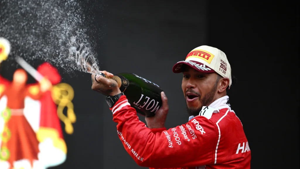 Lewis Hamilton moved up to second in the Drivers' Championship standings after taking another P2 in Monaco