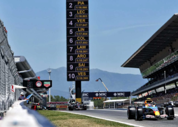 Qualifying for the Barcelona-Catalunya Grand Prix proved thrilling
