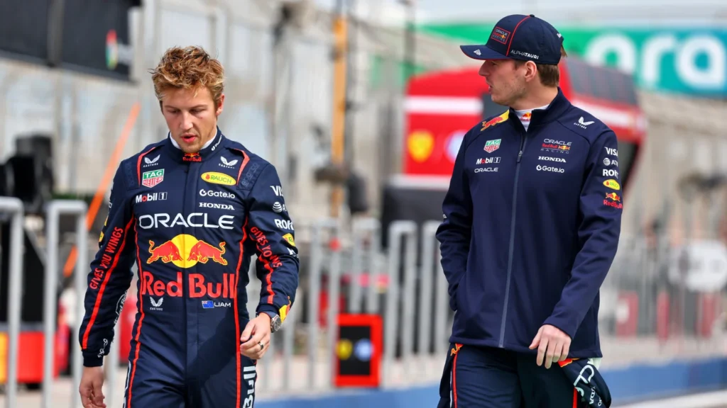 Liam Lawson and Max Verstappen were briefly teammates at Red Bull before the Kiwi's ousting back to Racing Bulls
