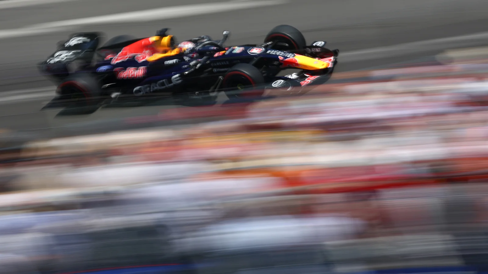 Max Verstappen lined up second on the grid in Monaco but his race was over at the start