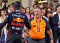 Max Verstappen and Zak Brown shook hands after the F1 2025 finale, but rumours suggest they might on a deal to race for McLaren