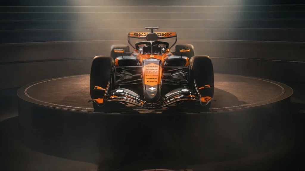 The special design is to symbolise "McLaren never quits"
