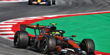 After sitting out FP1, Lando Norris was in top spot in FP2 at the Circuit de Barcelona-Catalunya
