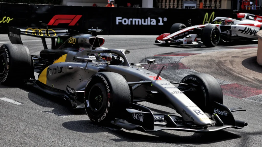 Nico Hulkenberg was on for points in Monaco before his penalty