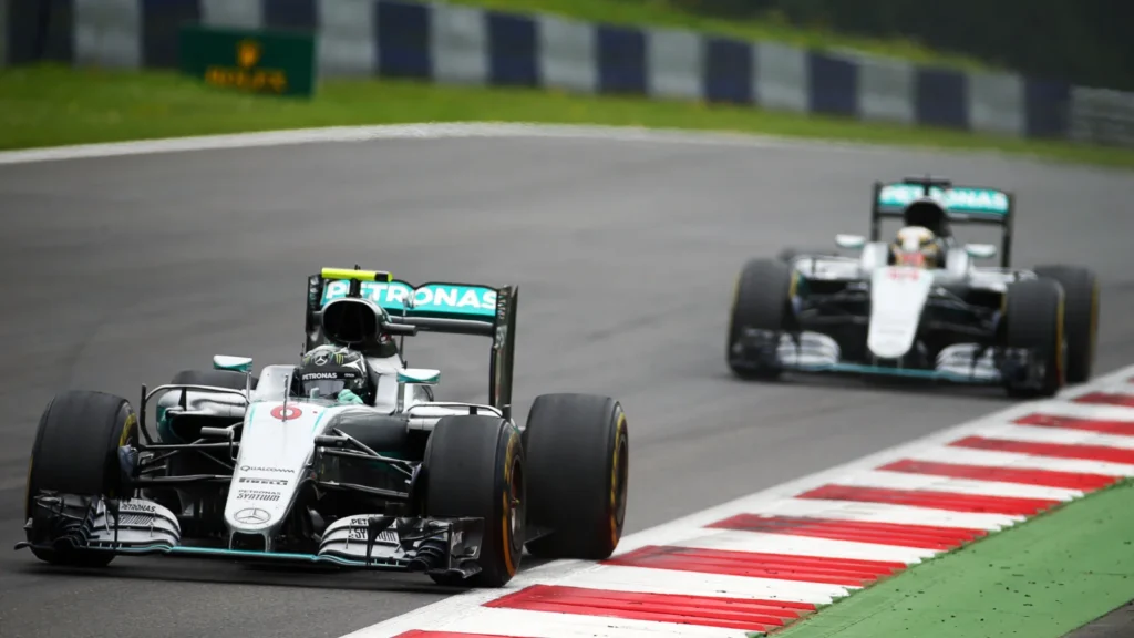 Nico Rosberg and Lewis Hamilton often clashed amid their title battles