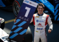 Race winner Noel Leon (MEX) Campos Racing celebrates in parc ferme. 06.06.2026. FIA Formula 2 Championship, Rd 4, Monte Carlo, Monaco, Sprint Race, Saturday.