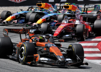 Oscar Piastri finished fifth in Barcelona, nearly a whole minute down on Lewis Hamilton