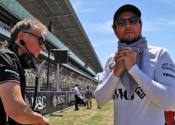 Sergio Perez has helped Cadillac move a little further up the grid