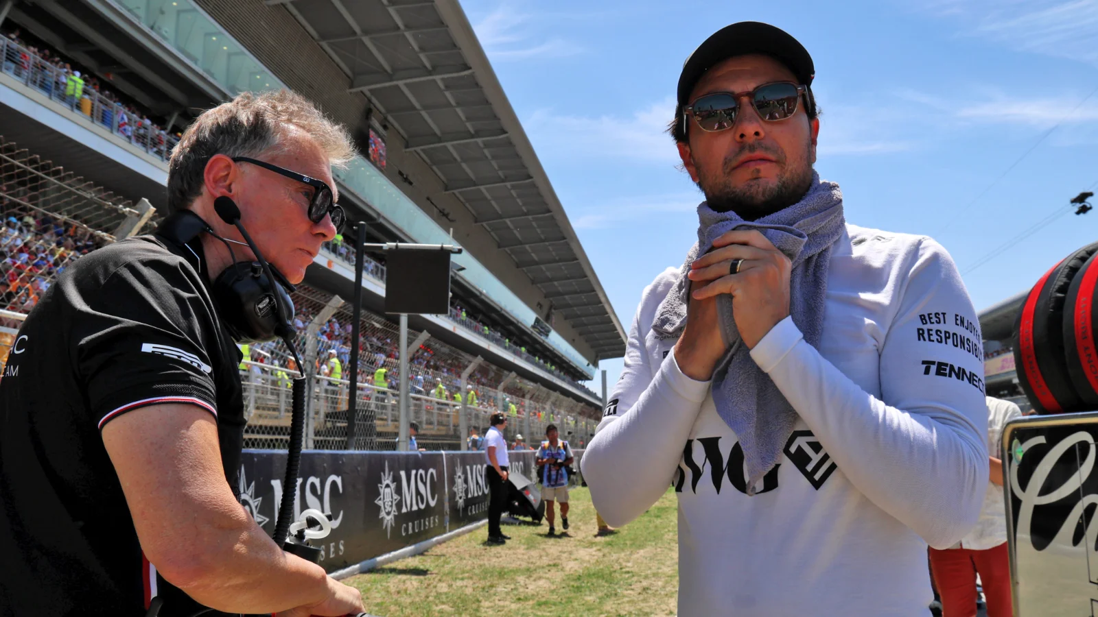 Sergio Perez has helped Cadillac move a little further up the grid