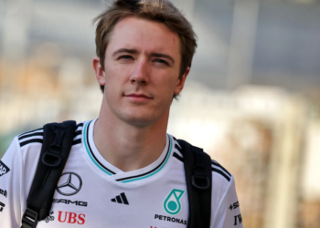 Frederik Vesti (DEN) Mercedes AMG F1 Reserve Driver. 09.12.2025. Formula 1 Testing, Yas Marina Circuit, Abu Dhabi, Tuesday.