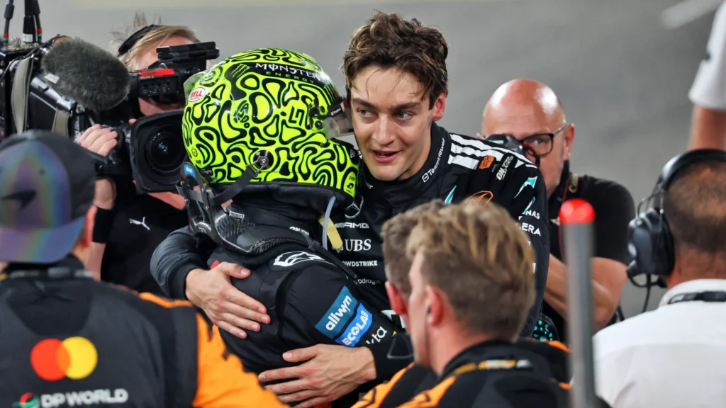 Norris gives his verdict on Russell F1 title fight mentality