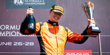 Ollie Goethe Formula 2 Austrian GP podium