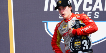 Malukas was barely able to complete the post-race celebrations. Photo: Kevin Dejewski