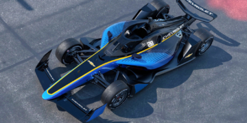 Chevrolet provided an example of what a new livery could look like with the superspeedway wing. Image: Chevy