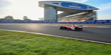Race 1 of the Shanghai E-Prix was underway