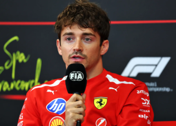 Charles Leclerc (MON) Scuderia Ferrari in the FIA Press Conference. 16.07.2026. Formula 1 World Championship, Rd 10, Belgian Grand Prix, Spa Francorchamps, Belgium, Preparation Day.