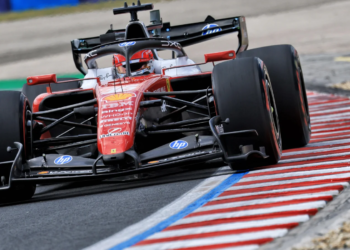 HUNGARIAN GP: Charles Leclerc suffers Ferrari breakdown but tops FP1